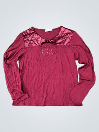 Czaar Red Long-Sleeve Top