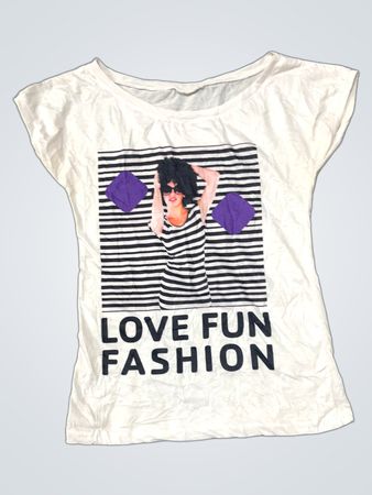 White Graphic T-Shirt