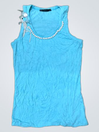 Baby Girl Blue Sleeveless Top