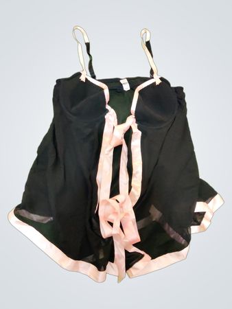 Ann Summers Black Babydoll Lingerie Top