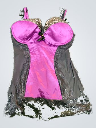 Lovehoney Purple Black Lace Lingerie Cami Top