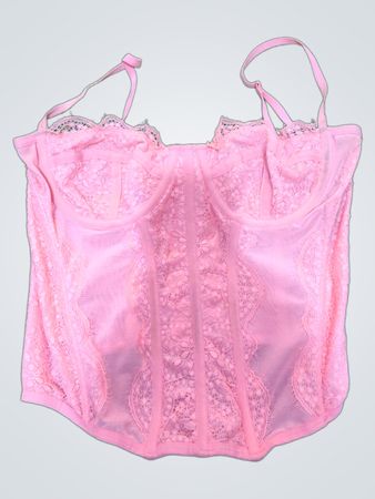 Pink Lace Corset