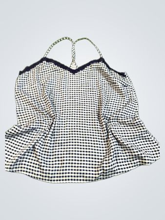 Gingham Halter Top