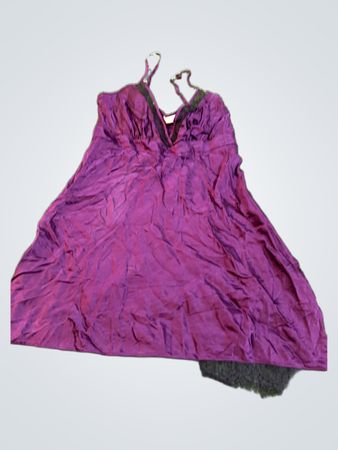 Marks & Spencer Purple Satin Slip Dress