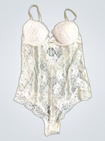 White Lace Bodysuit