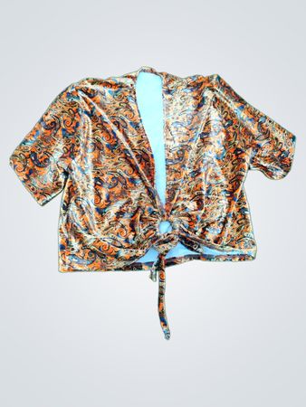 Blouse with Paisley Design