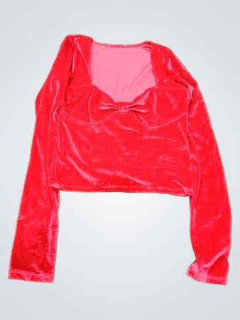 Red Velvet Top