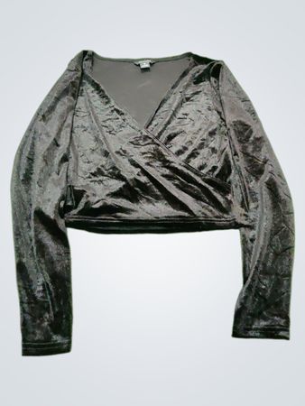 Monkl Velvet Long Sleeve Top