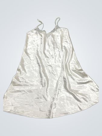 White Satin Chemise