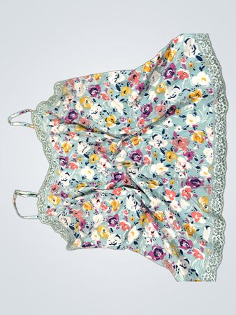Floral Lace Trim Camisole