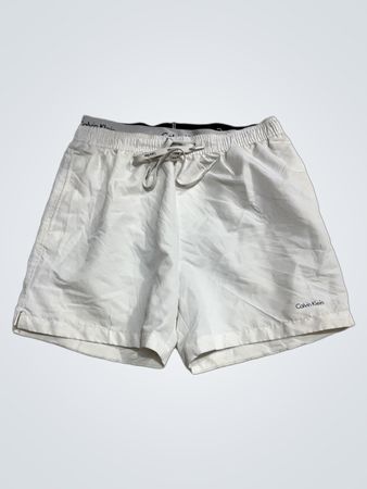 Calvin Klein White Swim Shorts