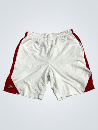 Lacoste Sport White Red Shorts