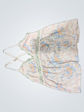 Floral Lace Trim Camisole