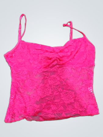 Pink Lace Camisole