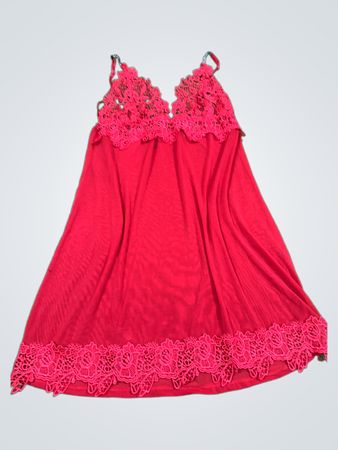 Red Lace Chemise