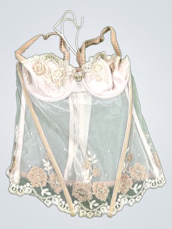 Mesh Lace Trim Camisole