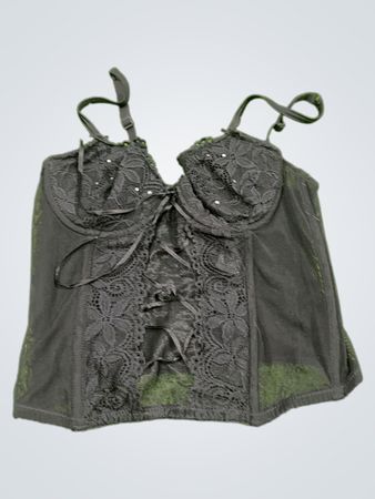 Victoria's Secret Black Lace Bustier
