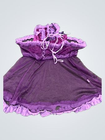 Purple Ruffled Dress