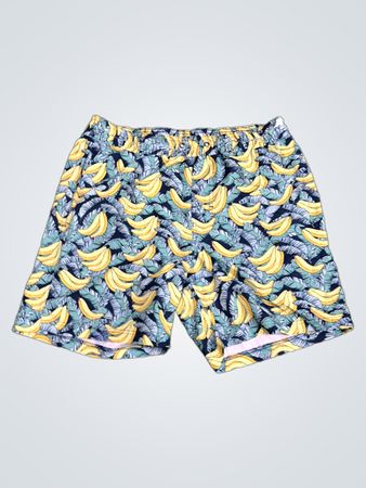 M Resort Banana Print Swim Trunks