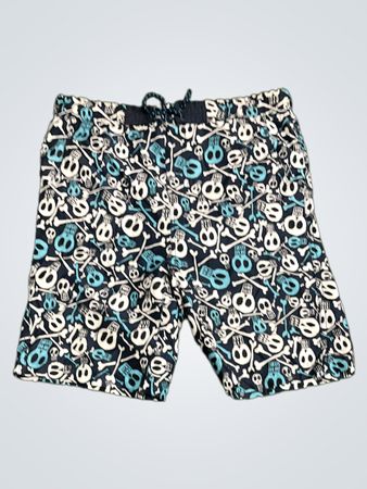 George Skull Print Swim Shorts