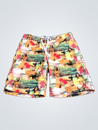 Men's Floral Beach Shorts