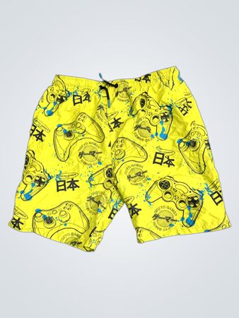Yellow Gaming Shorts