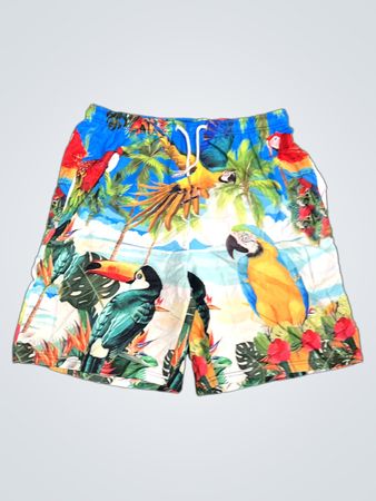 Parrot Print Swim Shorts
