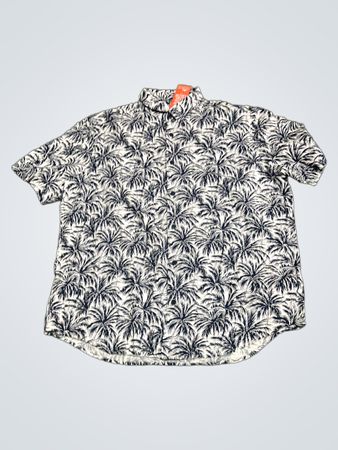 M&S Short Sleeve Palm Print Shirt
