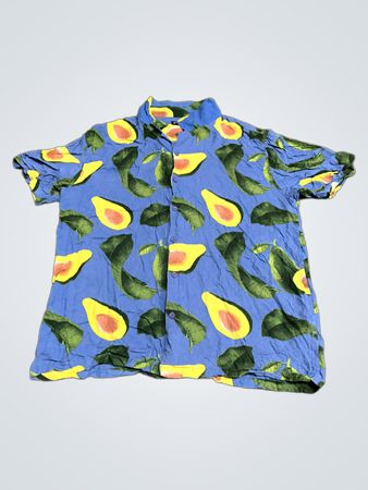 Brave Soul London Avocado Print Shirt