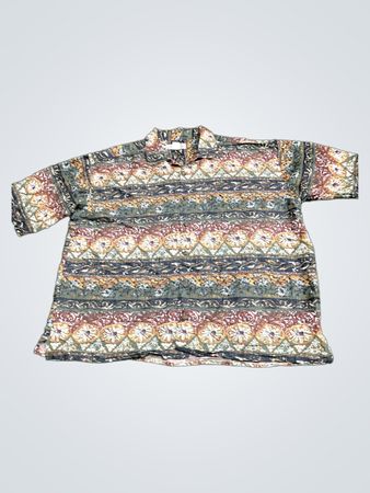 Crossings Floral Button-Up Shirt