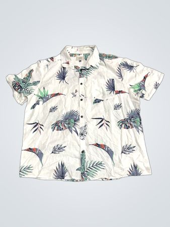 George Tropical Print Short Sleeve Shirt