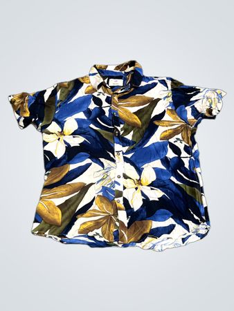 Hawaiian-style Floral Shirt