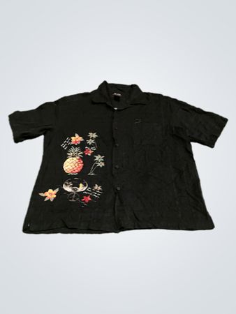 Axcess Black Hawaiian Shirt