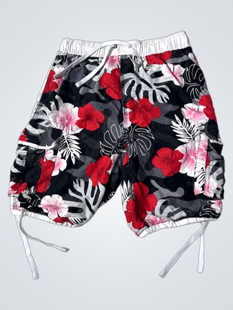 Blumenmuster-Shorts