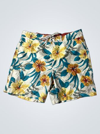 Caribbean Joe Island Supply Herren Blumen Badehose