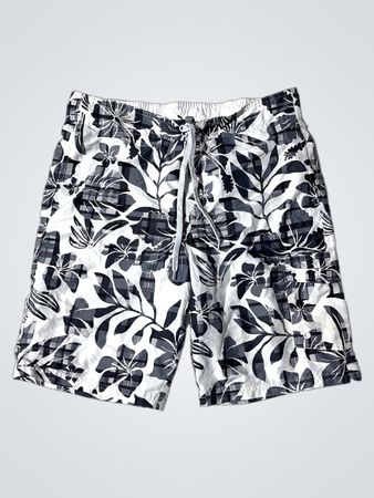 Herren Badehose mit Blumenmuster