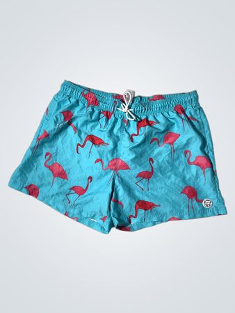 F&F Flamingo Print Schwimmshorts