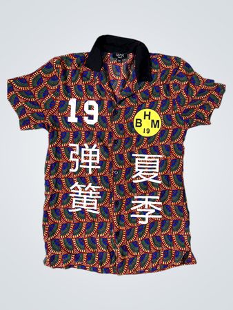 MAN SS19 Grafikdruck Kurzarmhemd