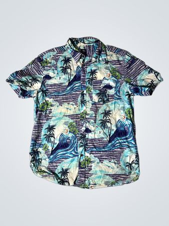 Old Navy Hawaiian Print Button-Up Shirt