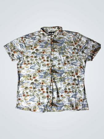 Peacocks Regular Fit Hawaiian Shirt
