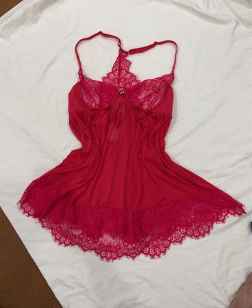 Seven 'til Midnight Red Lace Babydoll