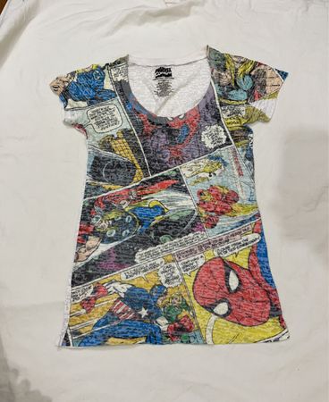 Marvel Comics All Over Print T-Shirt