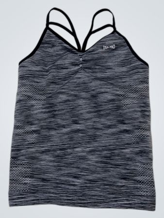 USA PRO Grey Marled Sports Tank Top