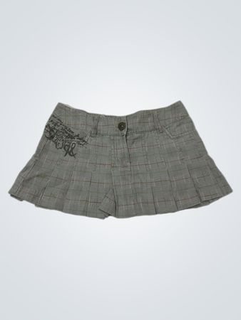 Jennyfer Plaid Pleated Mini Skirt