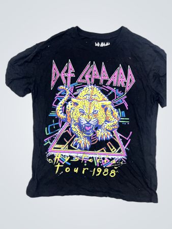 Def Leppard Hysteria Tour 1988 T-Shirt