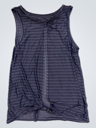 Lululemon gestreiftes Tanktop mit Knoten-Detail