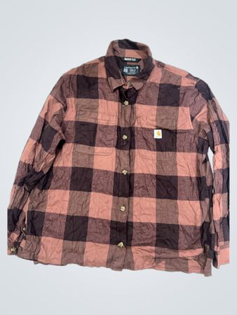 Carhartt Rugged Flex Loose Fit Karohemd mit Knöpfen