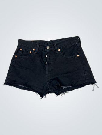 Levi's 501 schwarze Jeansshorts