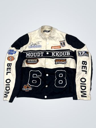MISSYEMPIRE Jacket with MOUDT KKOVB and 6 8 graphics