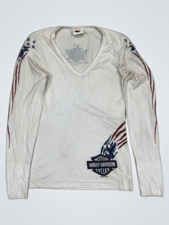 Harley-Davidson Langarm-Graphic-T-Shirt